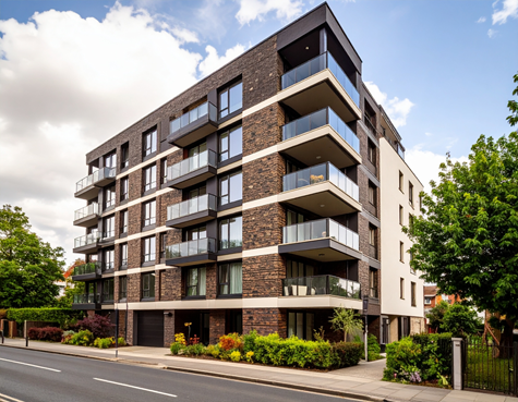 Modern Block Of Flats 475 X 369